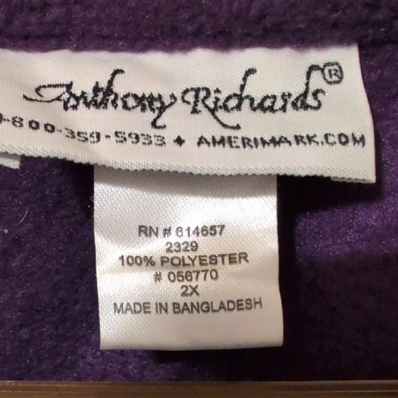 Purple Fleece Jacket - Picture 2 of 5